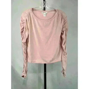 Athleta‎ Women's All Around Ruched Pullover Top Size S Pink